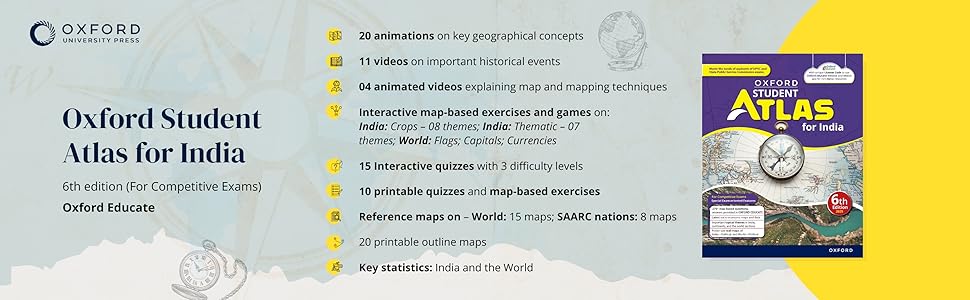 oxford atlas latest edition, atlas 6th edition