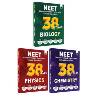 PW 38 Years NEET Previous Year Solved Question Papers Physics, Chemistry and Biology PYQ Combo Set of 3 Books (2025 - 1988) Chapterwise Topicwise Solutions For NEET Exam 2026 [Paperback] PW