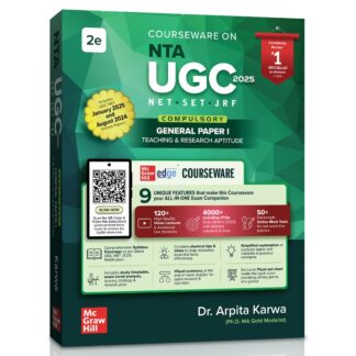 UGC NET Paper 1 2025 by Arpita Karwa | Concepts + 4000 PYQs (2014 – June 2025) | 120+ Author Video Lectures | 50+ Mock Tests | Print book + Colour eBook + Digital Resources on McGraw Hill Edge