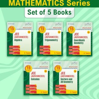 Cengage Mathematics Combo for JEE Advanced: Algebra + Calculus + Coordinate Geometry + Trigonometry + Vectors and 3D Geometry Set of 5 Books with Free Online Assessments & Digital Content